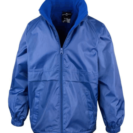 E). Waterproof fleece lined jacket